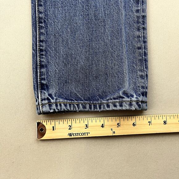 Levis 501 Jeans Mens 29x30 Blue Denim Original Fit Straight Leg Light Stone Wash - Picture 13 of 15